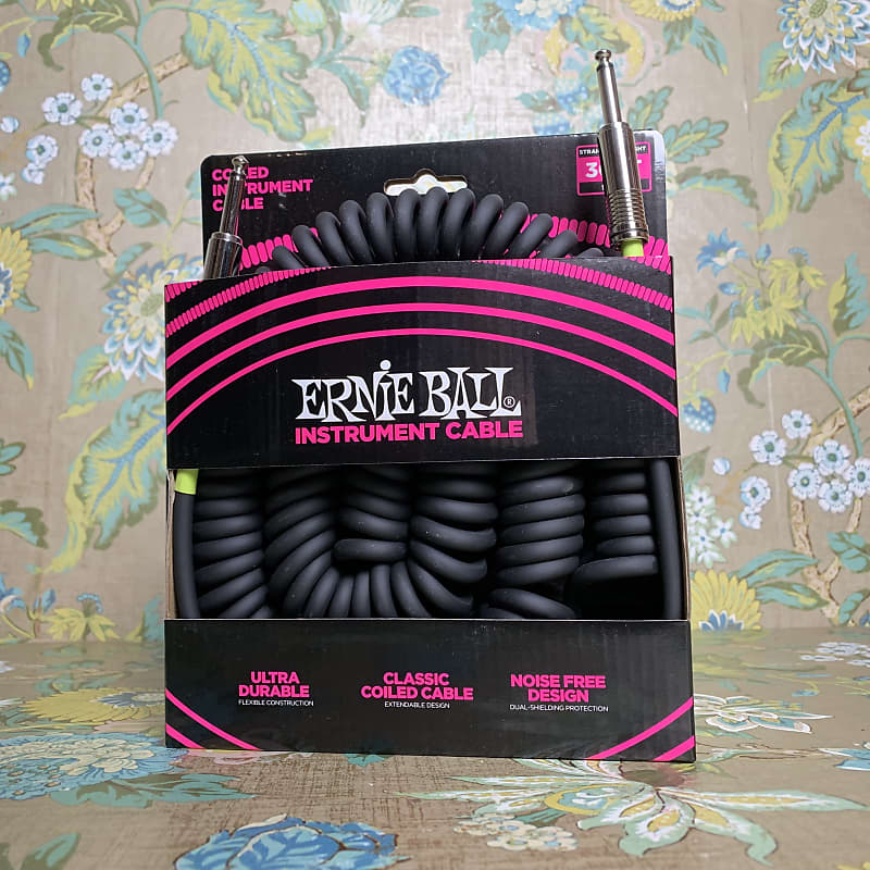 Ernie Ball Cables - Black Coily 30 ft. image 1