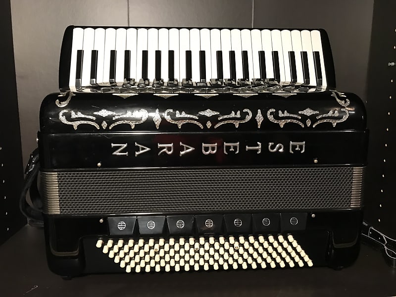 Accordion Brandoni 120 Bass 4+5 Piccolo 11 Register Professional 2000s Black Italy image 1