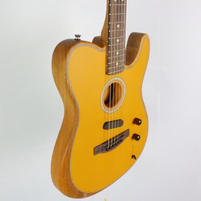 Fender Acoustasonic Player Telecaster Yellow image 7