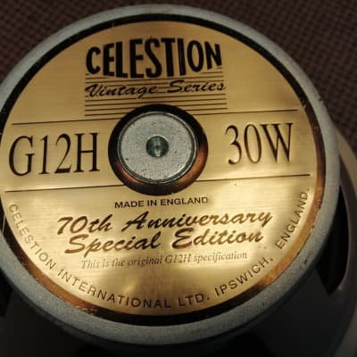 Celestion G12H 70th Anniversary Made In ENGLAND 16Ohm image 1