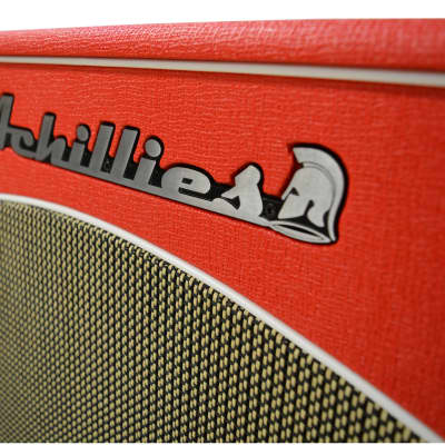 Achillies Nemesis 2x12 Celestion G12H Creambacks Red Speaker Cabinet image 4