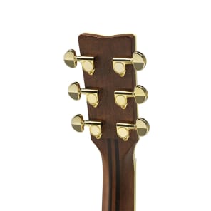 Yamaha LL6M ARE Mahogany Acoustic-Electric Guitar Rosewood Fingeboard Natural image 3