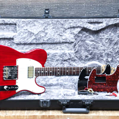 Fender American Professional Telecaster Crimson Red Transparent Electric Guitar w/Case image 11