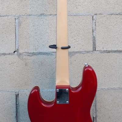 AIO JB4 4 String Jazz Bass - Red Burst w/gig bag image 17