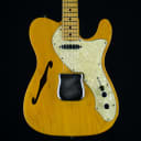 Vintage 1969 Fender Thinline Telecaster Guitar, Natural,  Hard Case