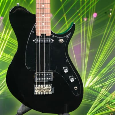 Aria Pro II Jet B-Tone Baritone electric guitar--black image 1
