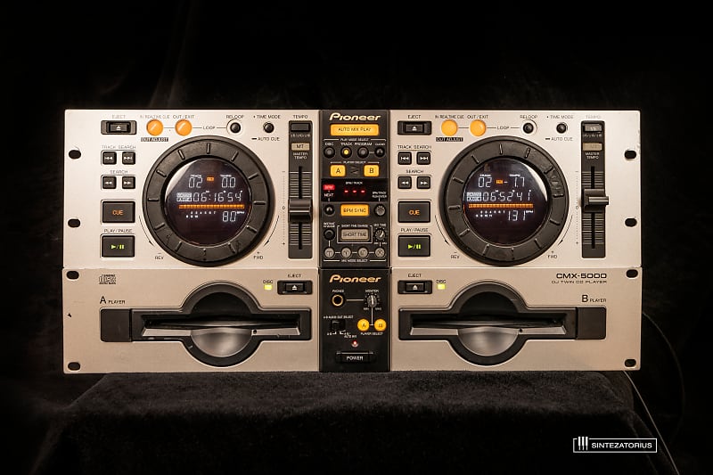 Pioneer CMX-5000 DJ twin CD player rack