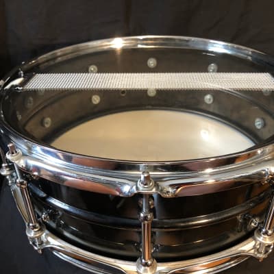Ludwig, Bun E. Carlos, Cheap Trick 1990s Ludwig Black Beauty Snare Drum. Authenticated. image 15