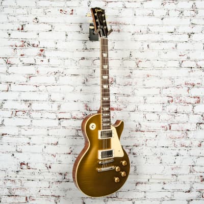 Gibson - Murphy Lab Custom Shop 1957 Les Paul Standard Reissue - Electric Guitar - Ultra Light Aged Double Gold - w/ Brown/Pink Lifton Reissue 5-Latch Case - x2303 USED image 4