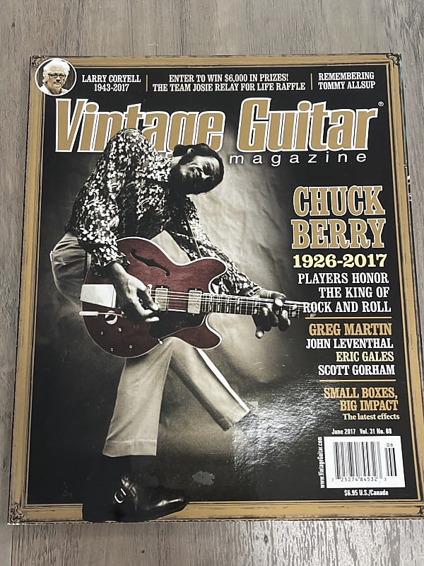 Vintage guitar magazine Chuck Berry, 1926 to 2017 June 2017