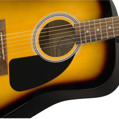 Fender FA-115 Full Size Sunburst Dreadnought Spruce Top Acoustic Guitar Pack image 7