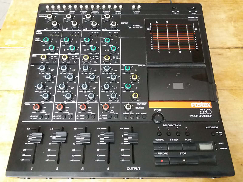 Fostex 260 Cassette 4-Track Recorder  			