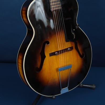 Rare Mahogany 1941 Harmony Broadway H955 Archtop Acoustic | Reverb