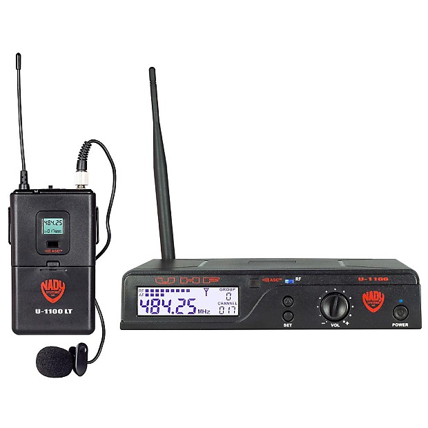 Nady U-1100-LT 100-Channel UHF Wireless Lavalier Microphone System (B Band) image 1