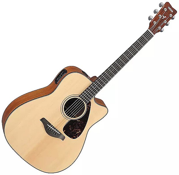 Yamaha FGX700SC Solid Top Cutaway Acoustic/Electric Guitar image 1
