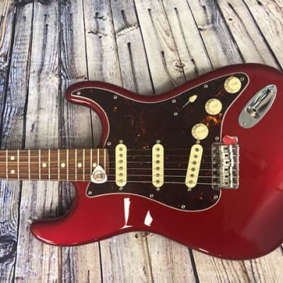 Custom made Stratocaster Style Guitar with a Candy Apple Red Finish image 4