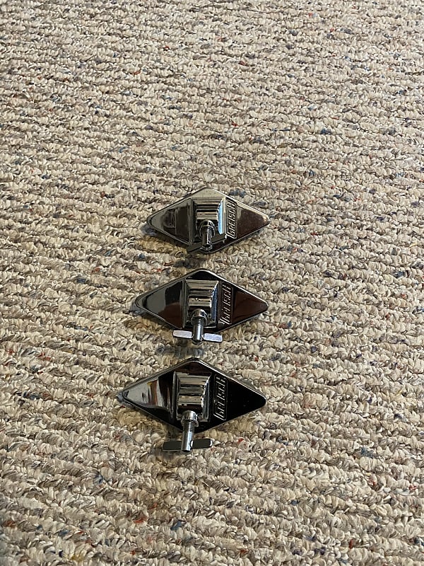 Gretsch Diamond shape floor Tom brackets 1973 Chrome Reverb
