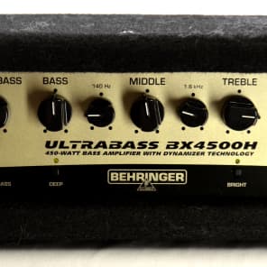 Behringer Ultrabass BX4500H 450w Bass Amp Head | Reverb