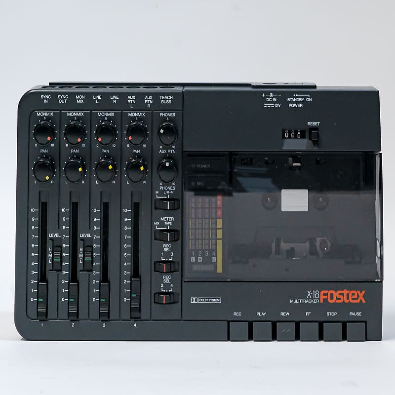 Fostex X-18 MultiTracker 4 Track Cassette with Power Supply