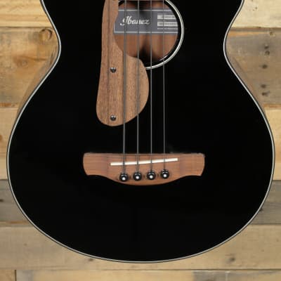 Ibanez AEGB24E Acoustic/Electric Bass Black image 2