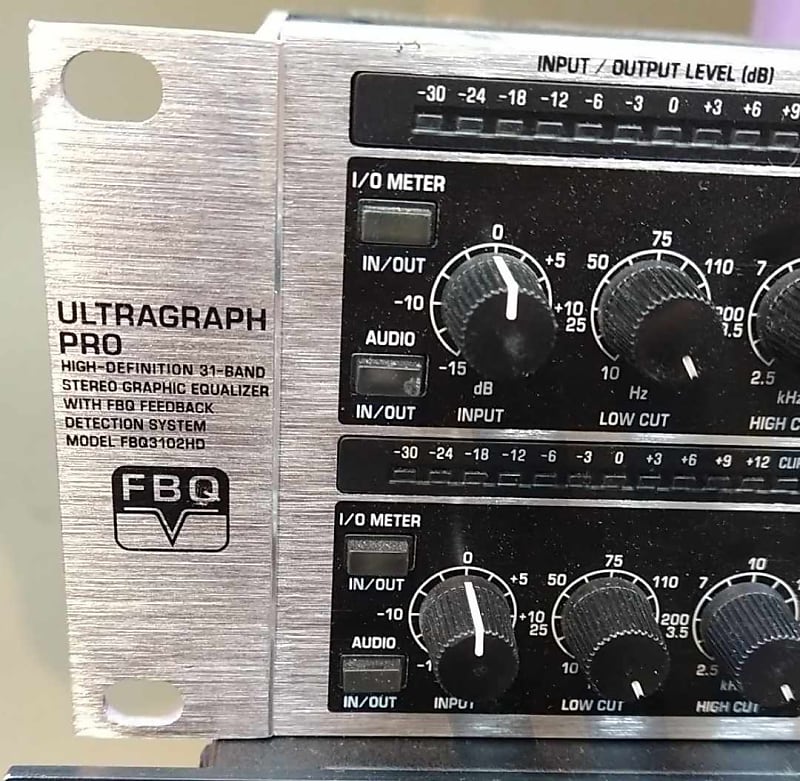 Behringer Ultra-Graph Pro GEQ3102 2-Channel 31-Band Graphic 