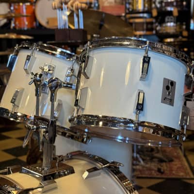 VINTAGE 1983 Sonor Phonic Drum Set in Gloss White - 14x22, 9x13, 10x14, 16x16 image 14