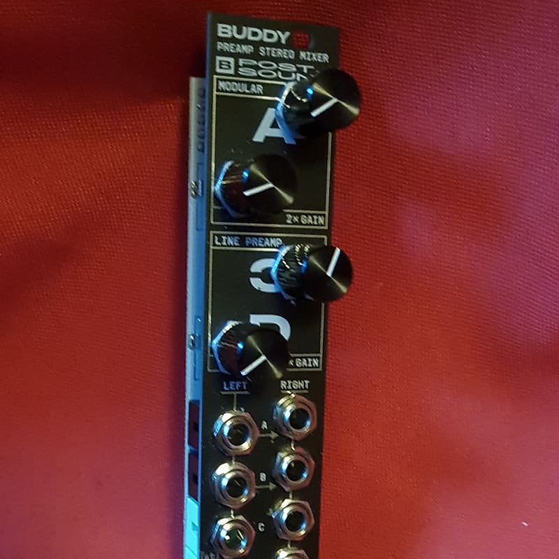BASTL Instruments Buddy Preamp Stereo Mixer Eurorack Reverb