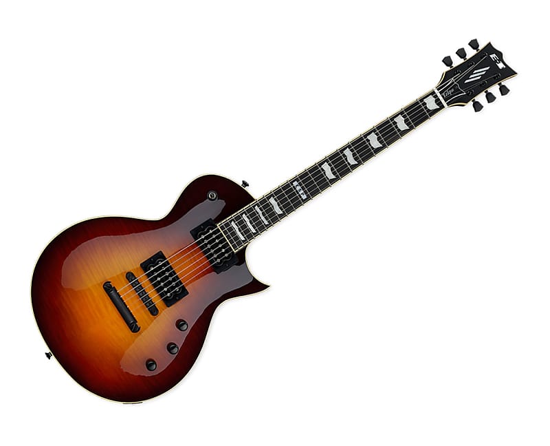 ESP E-II Eclipse FT/FM Electric Guitar - Tobacco Sunburst - Used image 1