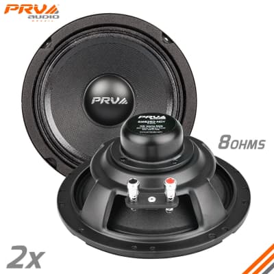 2x PRV Audio 6MB250-NDY Midbass Neodymium 6.5" Speakers 8 Ohm 6MB PRO Neo 500W image 1