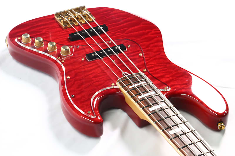 ATELIER Z / Quilted Maple Custom M245 See Through Red | Reverb