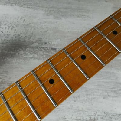 1990's Burns London Club Series Marquee Electric Guitar (Orange) image 6
