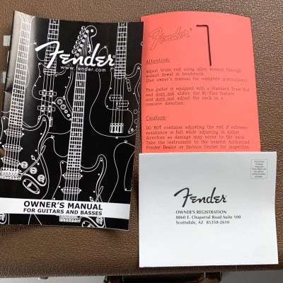 Fender U.S. Vintage '57 Stratocaster 1996 - Black W Brown Fender case image 8