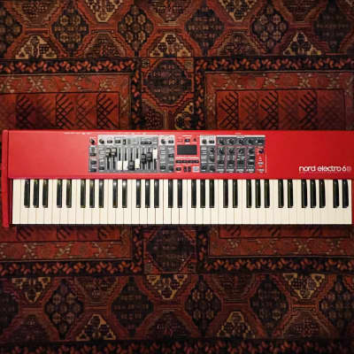 Korg SV1 73 Reverse Key Black/Red Limited Edition | Reverb