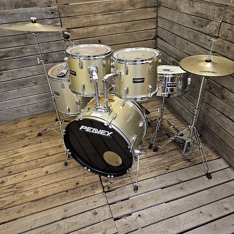 Drum Kit Peavey Complete, Light Faded Silver USED! | Reverb UK