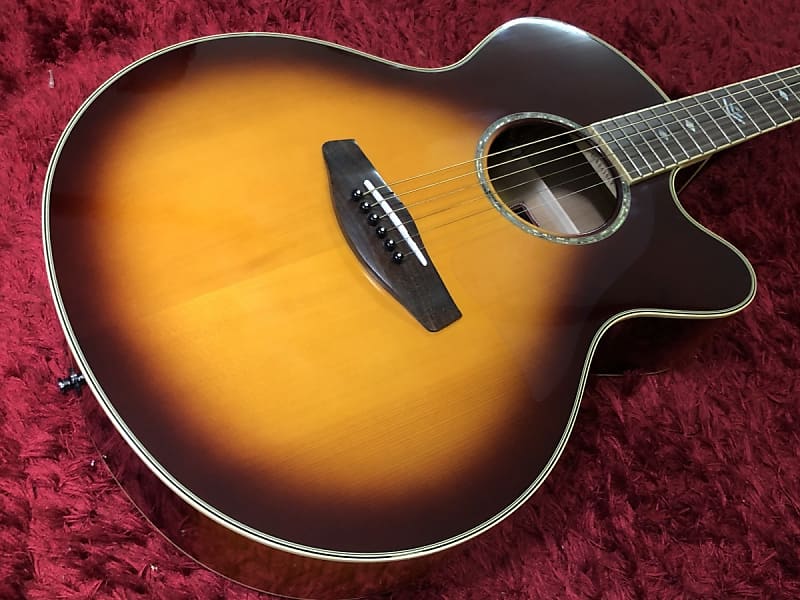 Mint beauty Yamaha COMPASS CPX 900 BS Acoustic guitar Sunburst w/SHC Used  in Japan