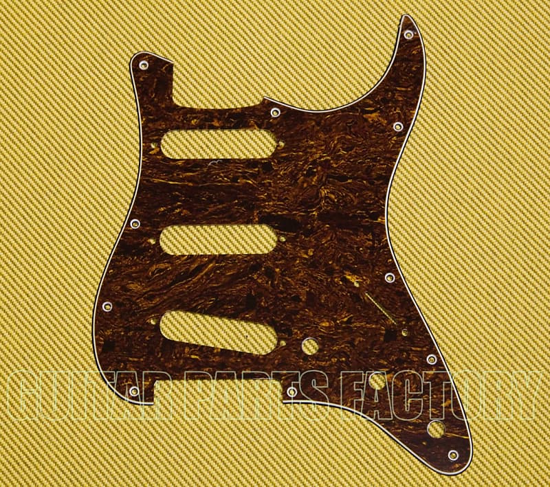 SPG62-ET Aftermarket Tortoise 11-hole Pickguard for '60 Fender Stratocaster/Strat image 1