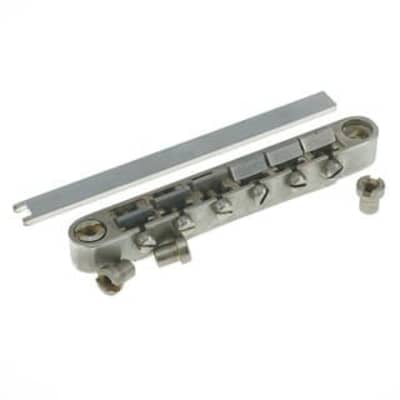 Faber ABRl ABR style Bridge - fits all model guitars - aged nickel image 8