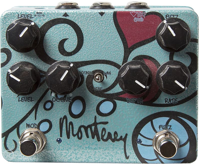 Keeley Monterey Rotary Fuzz Vibe Guitar Pedal image 1