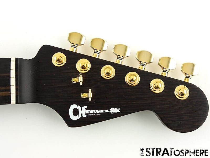 Charvel MJ DK24 NECK + LOCKING GOLD TUNERS Wenge Compound Reverb