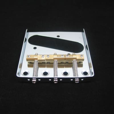 Bridge Plate w/Compensated Brass Saddles for Fender Telecaster Tele Style Guitar image 3