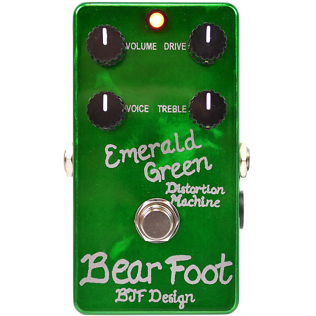 Bearfoot FX Emerald Green Distortion Machine image 1