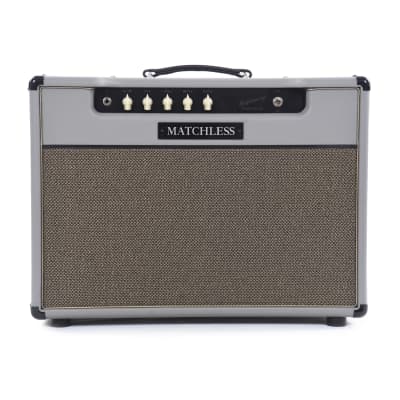Matchless Lightning 15W Reverb 1x12" Combo Dark Grey w/ Gold Grill image 1