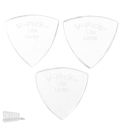 V-Picks Large Pointed Lite Guitar & Mandolin Pick (3) image 2