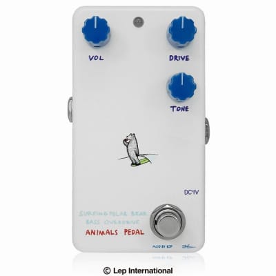 Animals Pedal SURFING POLAR BEAR BASS OVERDRIVE MOD BY BJF - Effects Pedal For Electric Bass Guitars - NEW! image 1