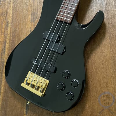 Aria Pro II Bass, Medium Scale, Active, Magna Series, Black, 1990s