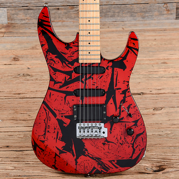 Aria Pro II SL Series CGX-ST-3 Red Crackle 1980s (s578) | Reverb