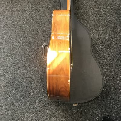 MALAGA vintage classical guitar model M54 made in Japan early 1970s with original vintage case. image 13