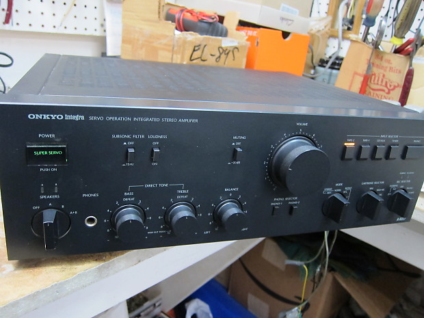 Onkyo Integra A-8017 Stereo Integrated Amp Top Line MM/MC
