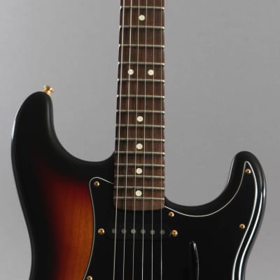 2002 Fender Partscaster Sunburst Fender Body With Yngwie Malmsteen Signature Scalloped Neck image 5