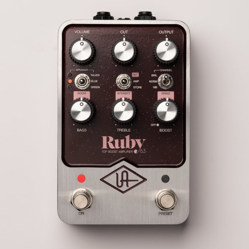 Universal Audio UAFX Ruby '63 Top Boost Amplifier | Reverb